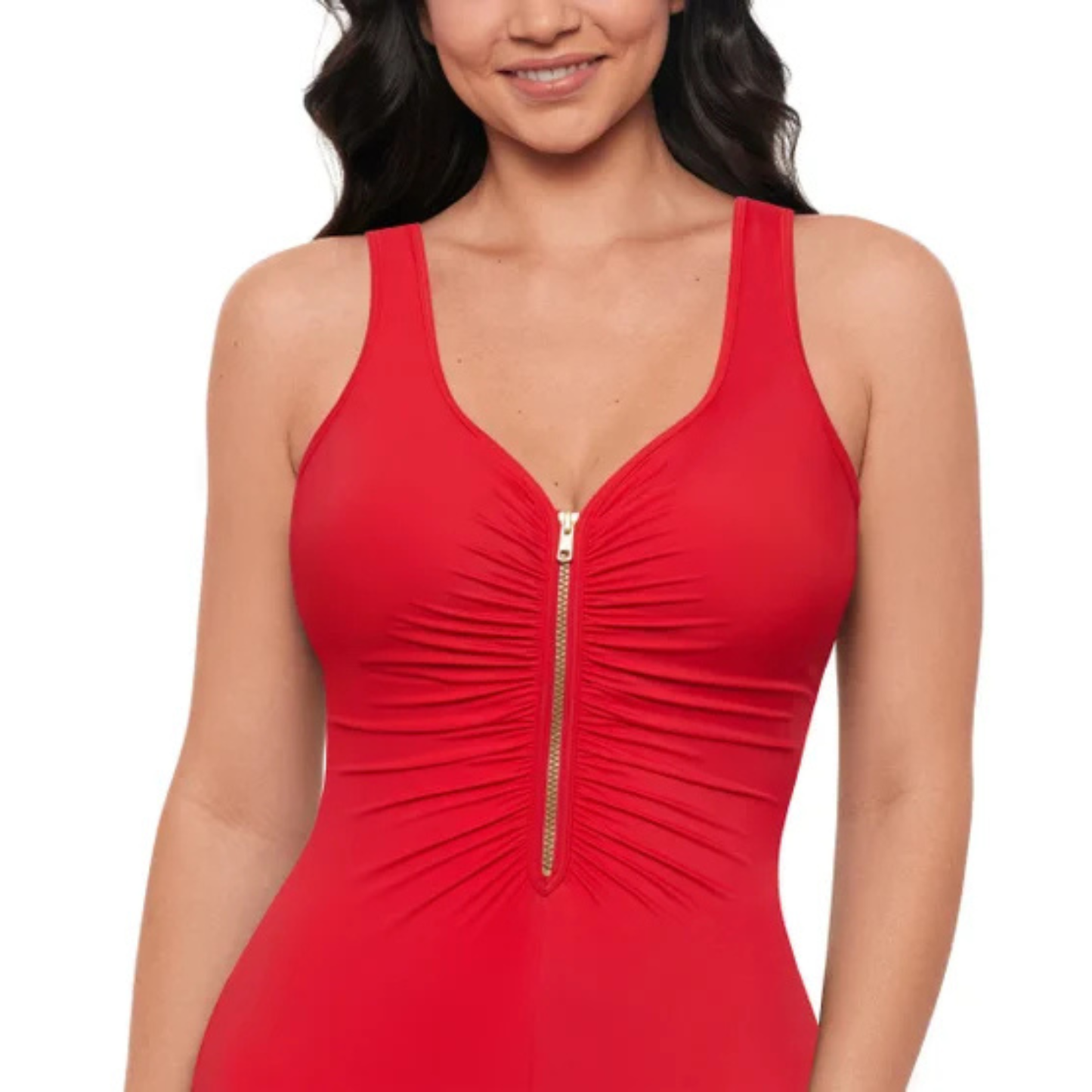 MIRADONNA BY MIRACLESUIT - Maillot de Bain pour Femme-Womens-One-piece-Swimsuit-Rouge-Red-8721602-1984192