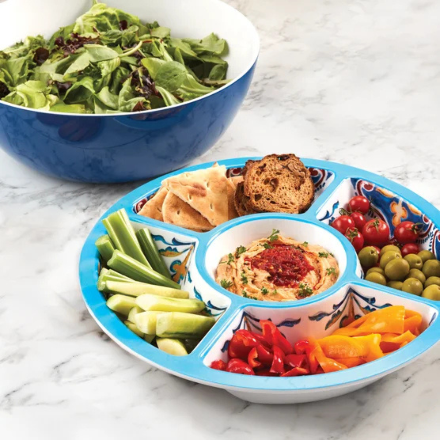 PANDEX - Ensemble de Service en Mélamine 4 Pièces-4-pieces-melamine-serving-set-1901790