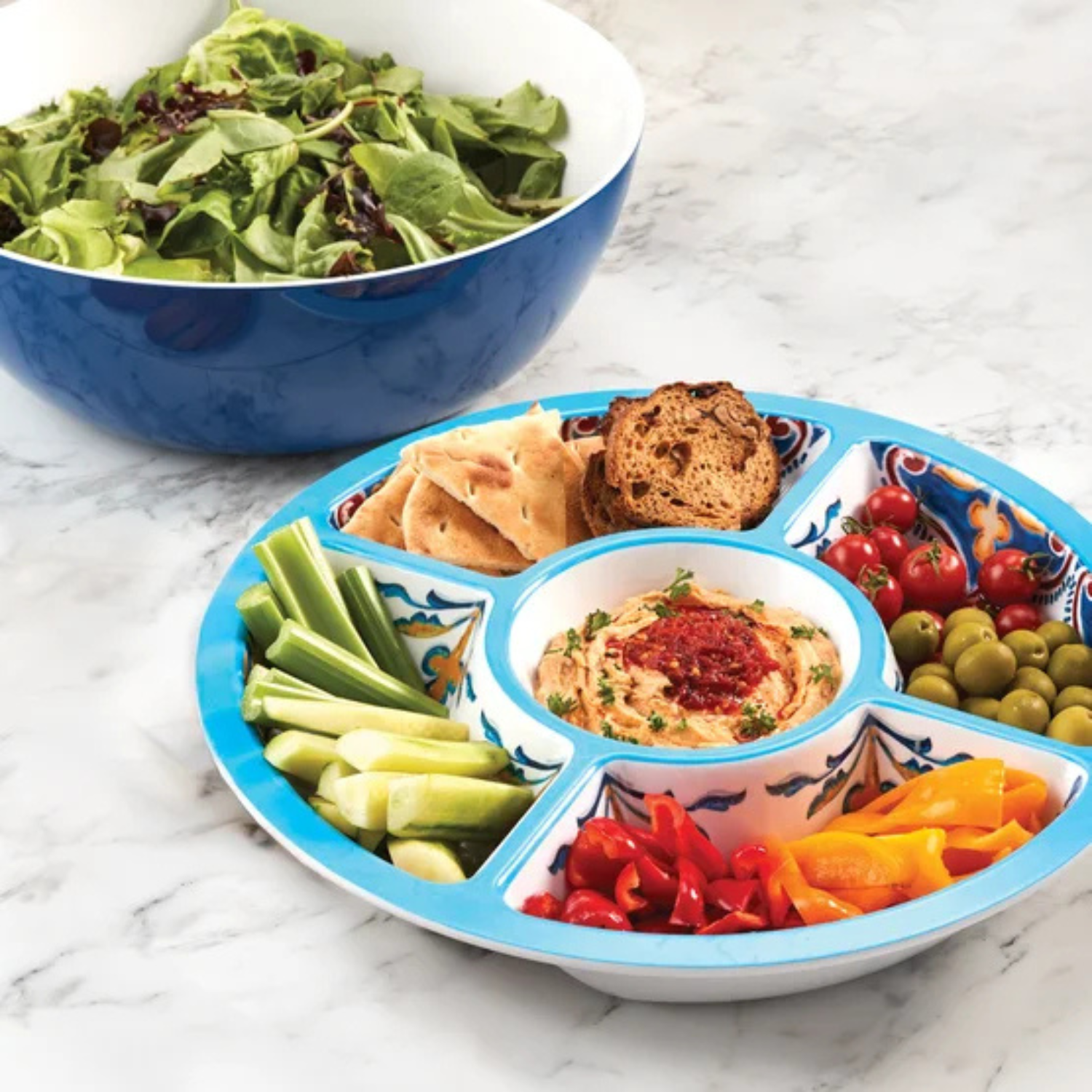 PANDEX - Ensemble de Service en Mélamine 4 Pièces-4-pieces-melamine-serving-set-1901790