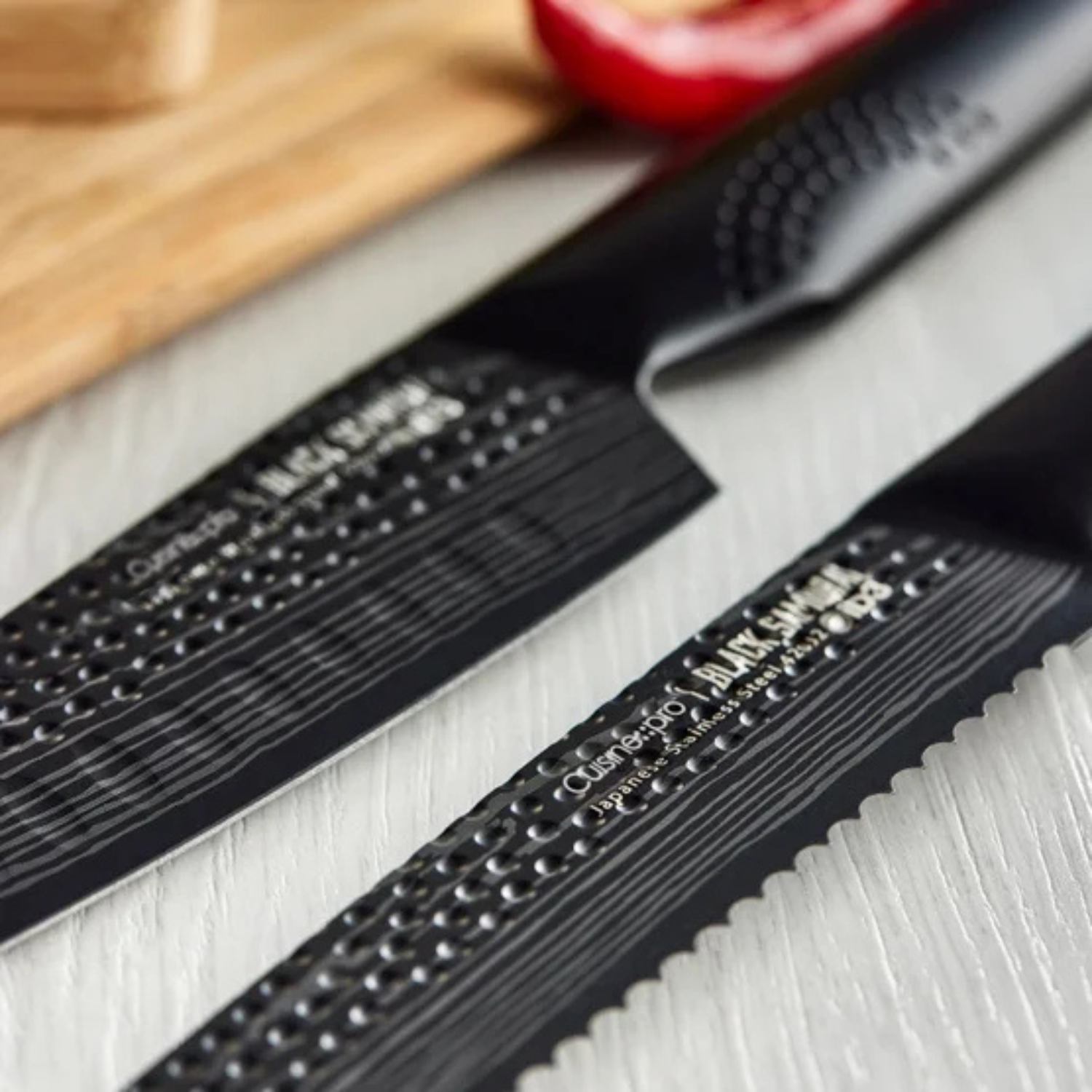 CUISINE PRO - Ensemble de Couteaux iD3 Black Samurai avec Bloc de Rangement, 7 Pièces-7-piece-Black-Samurai-Sakai-Knife-Block-Set-1892370