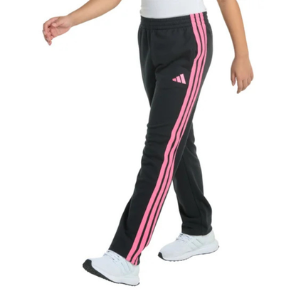 ADIDAS - Pantalon en Molleton pour Fille-Girls-Fleece-Pant-Noir-Rose-Black-Pink-8442400-1880192