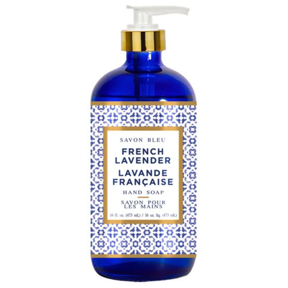 SAVON BLEU - Ensemble de 4 Bouteilles de Savons pour les Mains-Set-of-4-Hand-Soaps-in-Glass-Bottles-1994328