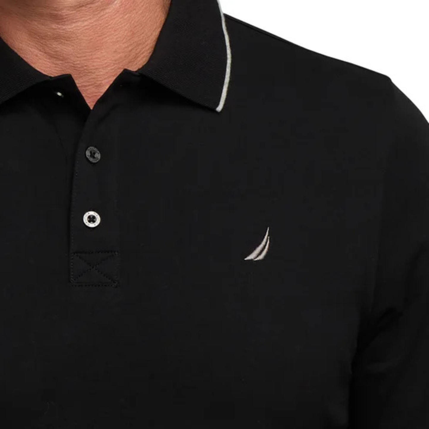 NAUTICA - Polo Manches Courtes pour Homme-Mens-Short-Sleeve-Polo-Noir-Black-1958505-1925093