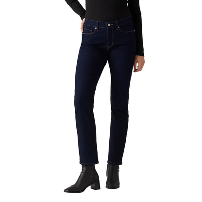 LEVI'S - Jeans Droit Classique pour Femme-Womens-Classic-Sraight-Jeans-Marine-Bleu-Foncé-Navy-Dark-Blue-1901950-1918288