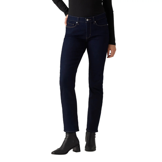 LEVI'S - Jeans Droit Classique pour Femme-Womens-Classic-Sraight-Jeans-Marine-Bleu-Foncé-Navy-Dark-Blue-1901950-1918288