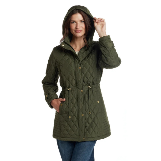 WEATHERPROOF - Manteau Léger pour Femme-Womens-Mid-Season-Coat-Vert-Green-2315502