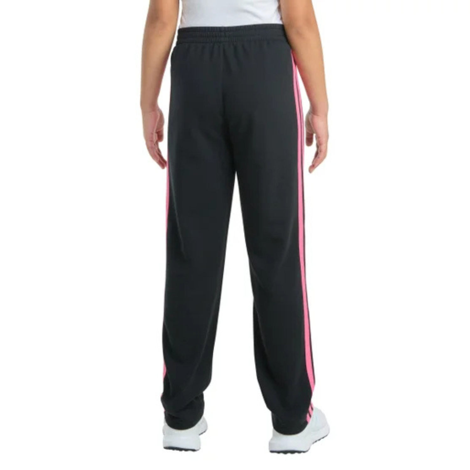ADIDAS - Pantalon en Molleton pour Fille-Girls-Fleece-Pant-Noir-Rose-Black-Pink-8442400-1880192