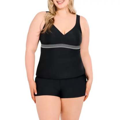 CHRISTINA - Haut de Maillot de Bain pour Femme-Womens-Tankini-Swim-Top-Noir-Black-1856367-1954149
