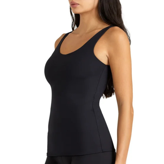 FRANK AND OAK - Paquet de 2 Camisoles Galbantes pour Femme-Womens-Smoothing-Contour-Tank-2-Pack-Noir-Blanc-Black-White-3966509-1963791