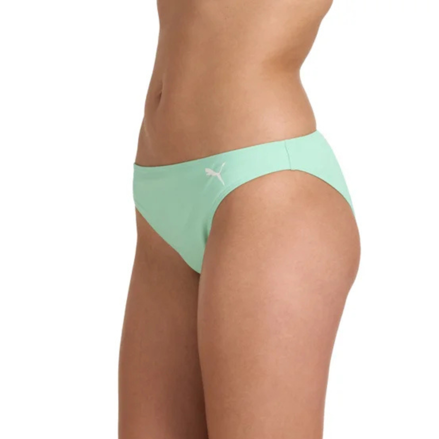 PUMA - Bas de Bikini pour Femme-womens-bikini-swim-bottom-Vert-Green-5558000
