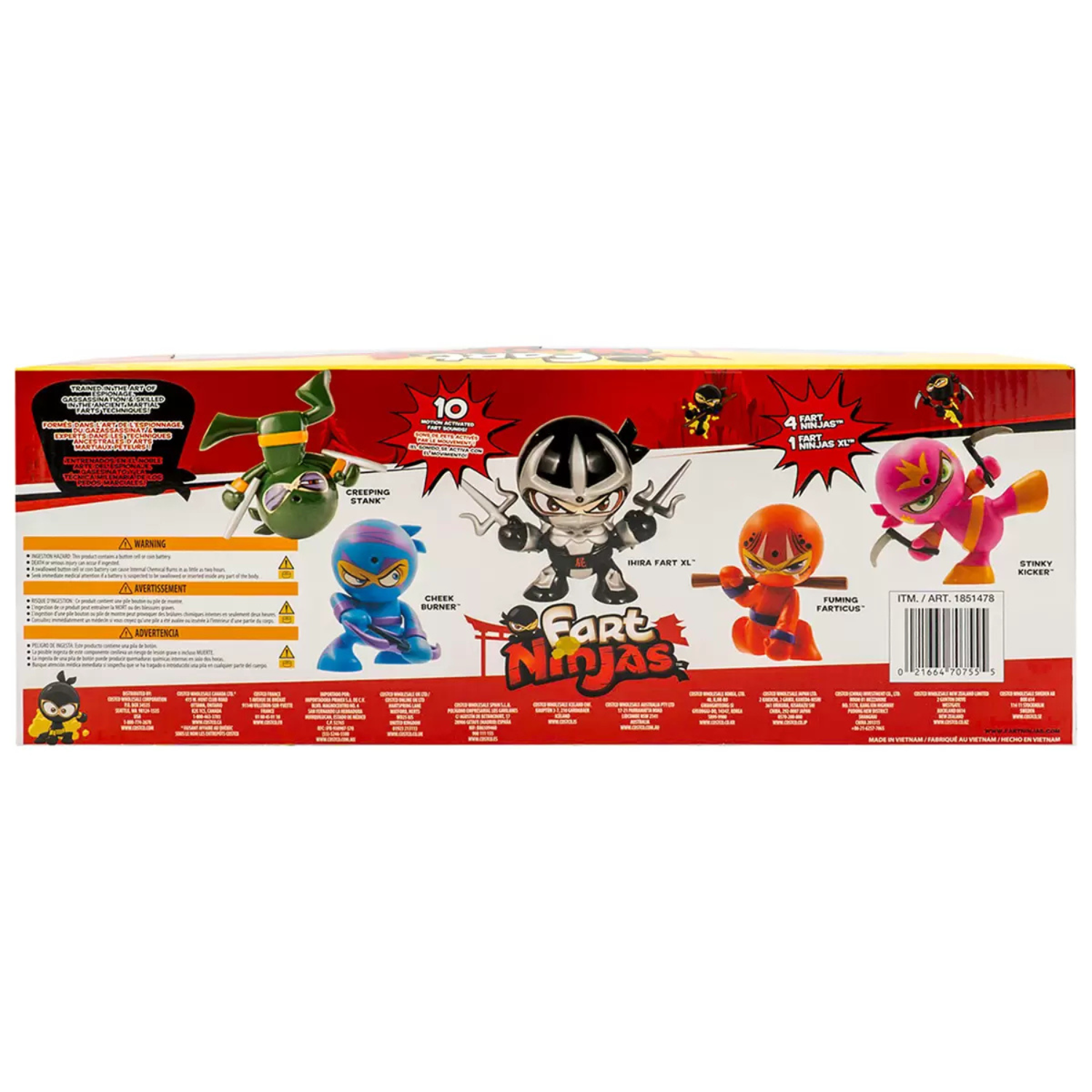 FUNRISE - Ensemble de 5 Figurines Fart Ninjas-Set-1851478