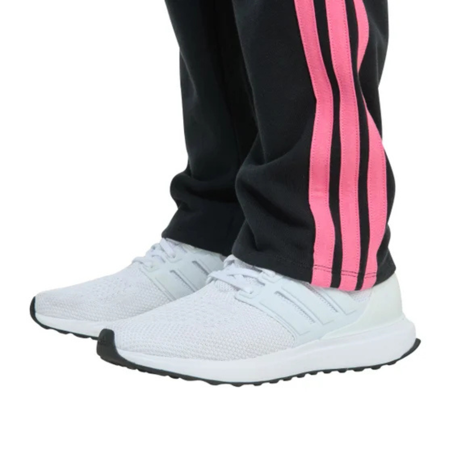 ADIDAS - Pantalon en Molleton pour Fille-Girls-Fleece-Pant-Noir-Rose-Black-Pink-8442400-1880192