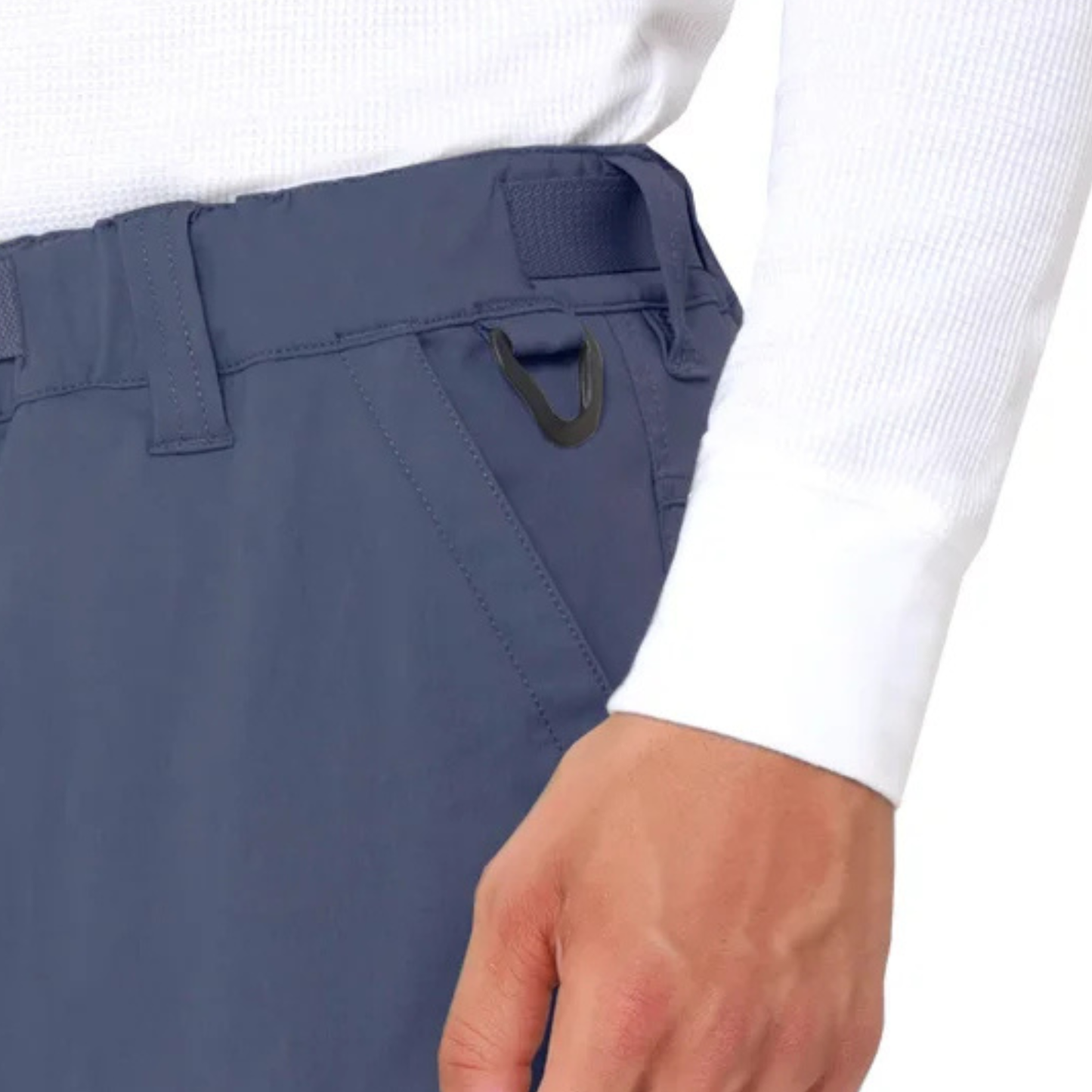 THE BC CLOTHING CO - Pantalon à Bas Amovible pour Homme-Mens-Convertible-Pant-Bleu-Blue-375620-1972239