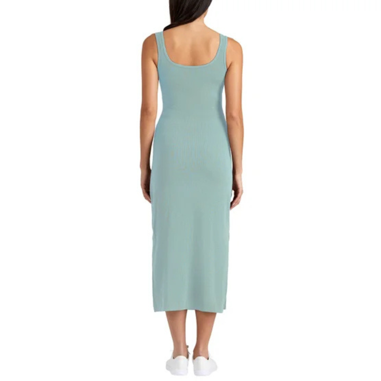 FRANK AND OAK - Paquet de 2 Robes Camisoles Côtelées-Womens-2-pack-rib-tank-dress-Vert-bleu-gris-green-blue-green-1993817-2005223