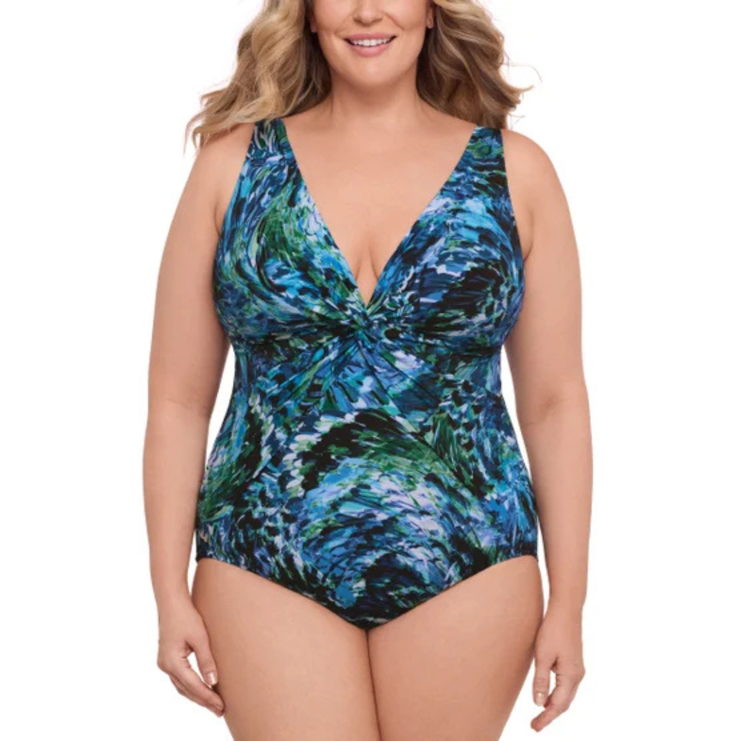 MIRADONNA BY MIRACLESUIT - Maillot de Bain pour Femme-Womens-One-Piece-Swimsuit-bleu-blue-8721602-1984195