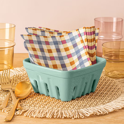 OVER & BACK - Ensemble de 3 Paniers Polyvalents en Grès - 3-Piece Multipurpose Stoneware Basket Set