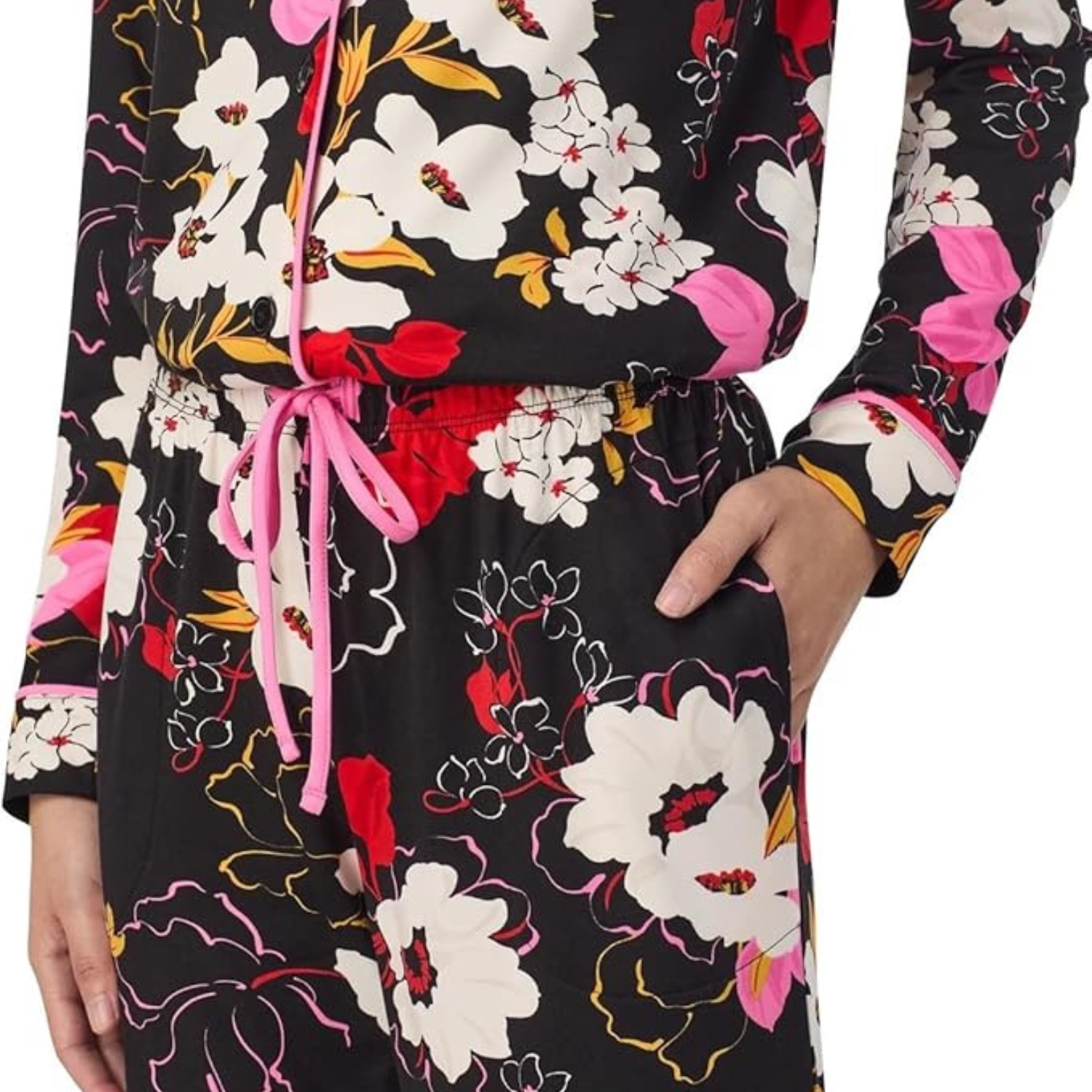 ROOM SERVICE - Ensemble de Pyjama 2 Pièces pour Femme-Womens-2-Piece-Pyjama-Set-Noir-Black-1932320