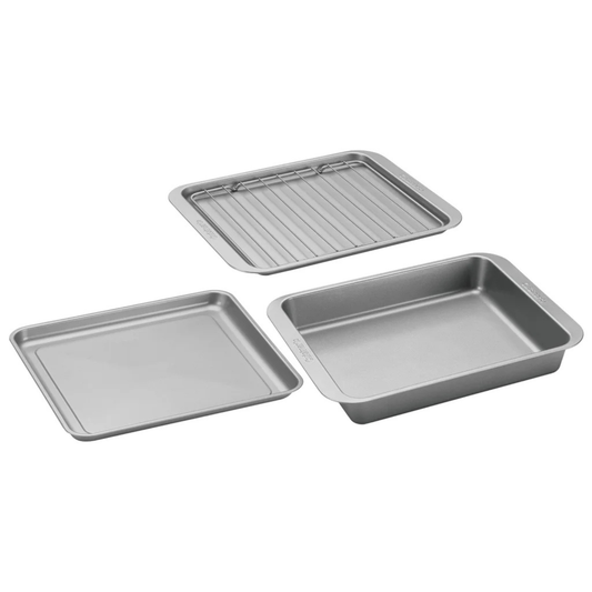 CUISINART - Ensemble de 3 Plats de Cuisson pour Four Grille-Pain-Toaster-Oven-Bakeware-Set, 3-piece-1944830