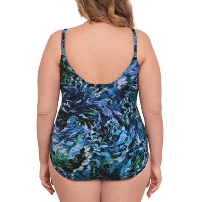 MIRADONNA BY MIRACLESUIT - Maillot de Bain pour Femme-Womens-One-Piece-Swimsuit-bleu-blue-8721602-1984195