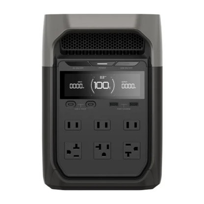 ECOFLOW - Générateur de Batterie avec Surtension de 3600W Delta 3 *Boite Endommagée*-Damaged-Box-Battery-generator-costco-8880003-Modèle-Model-EF-DL-H10-3