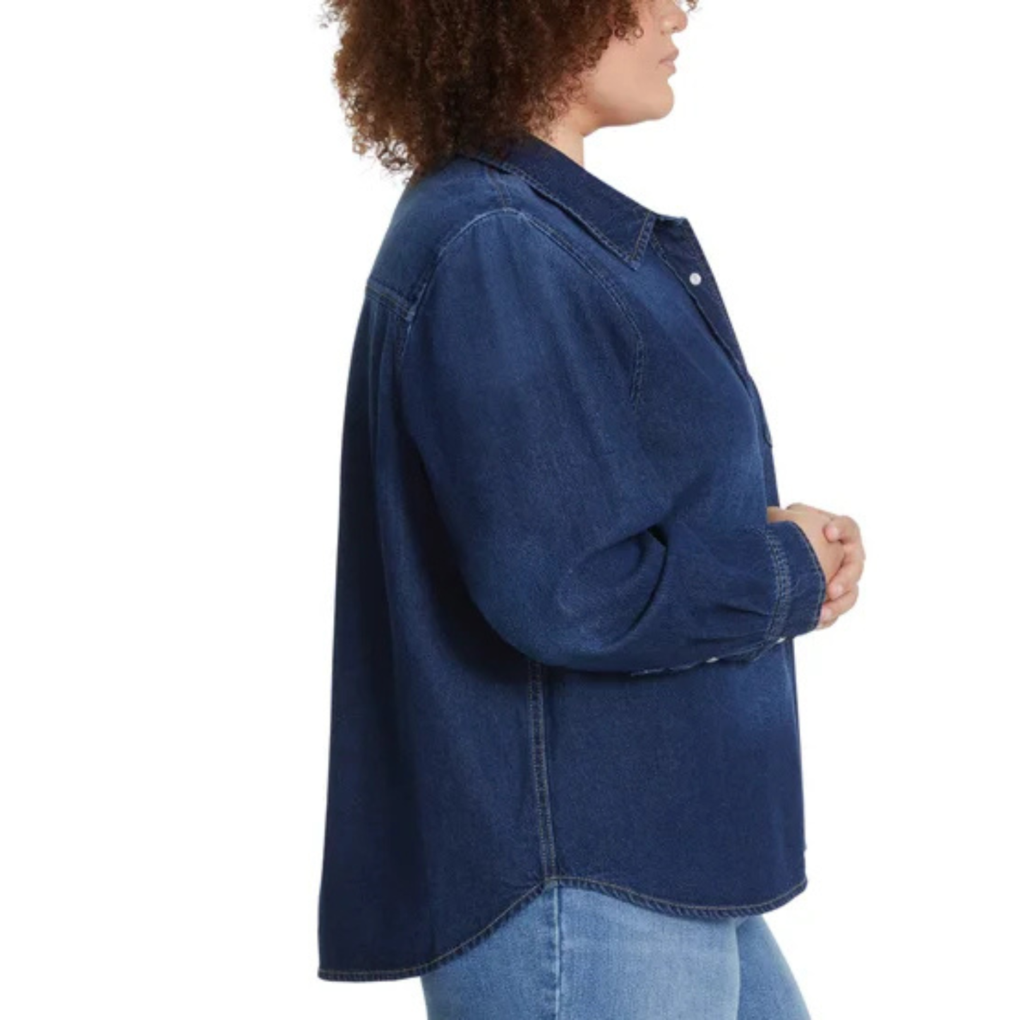 LUCKY BRAND - Chemise en Jeans pour Femme-Womens-Denim-Shirt-Bleu-Blue-1914050- 1926675