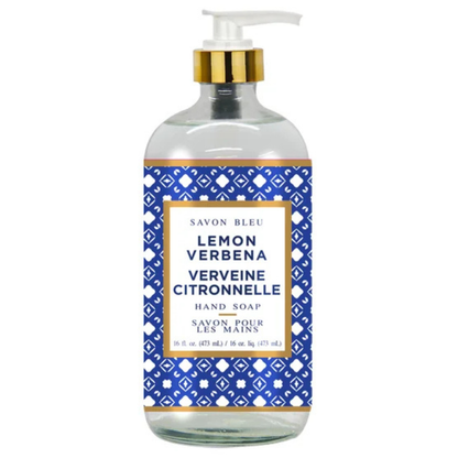 SAVON BLEU - Ensemble de 4 Bouteilles de Savons pour les Mains-Set-of-4-Hand-Soaps-in-Glass-Bottles-1994328