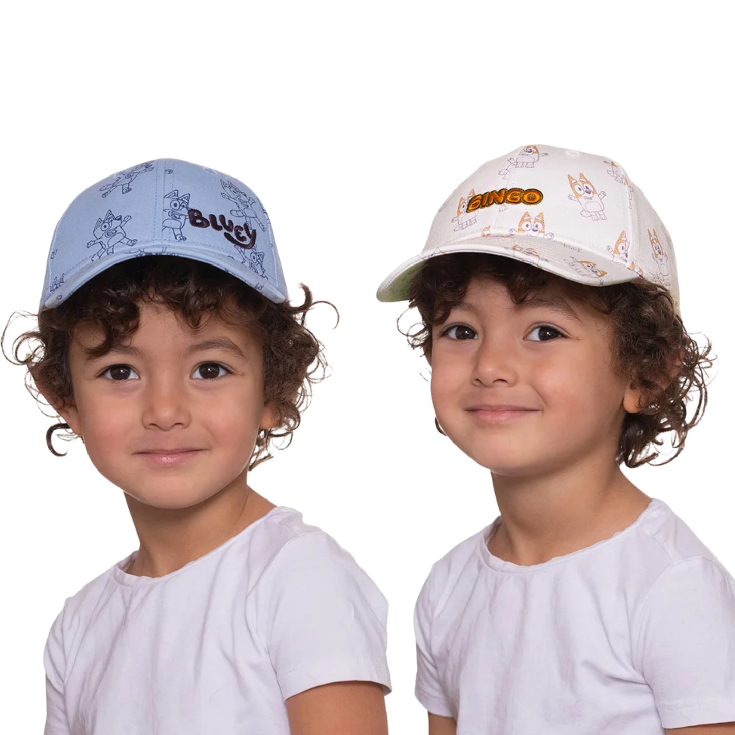 BLUEY - Ensemble de 2 Casquettes pour Enfant-Kids-2-hats-set-Bleu-Blanc-Blue-White-1992531-2004263