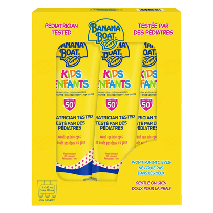 BANANA BOAT - Paquet de 3 Lotions Écran Solaire FPS 50+ pour Enfant-Kids-3-Pack-SPF-50-+-Suncreen-Lotion-240ml-1855908