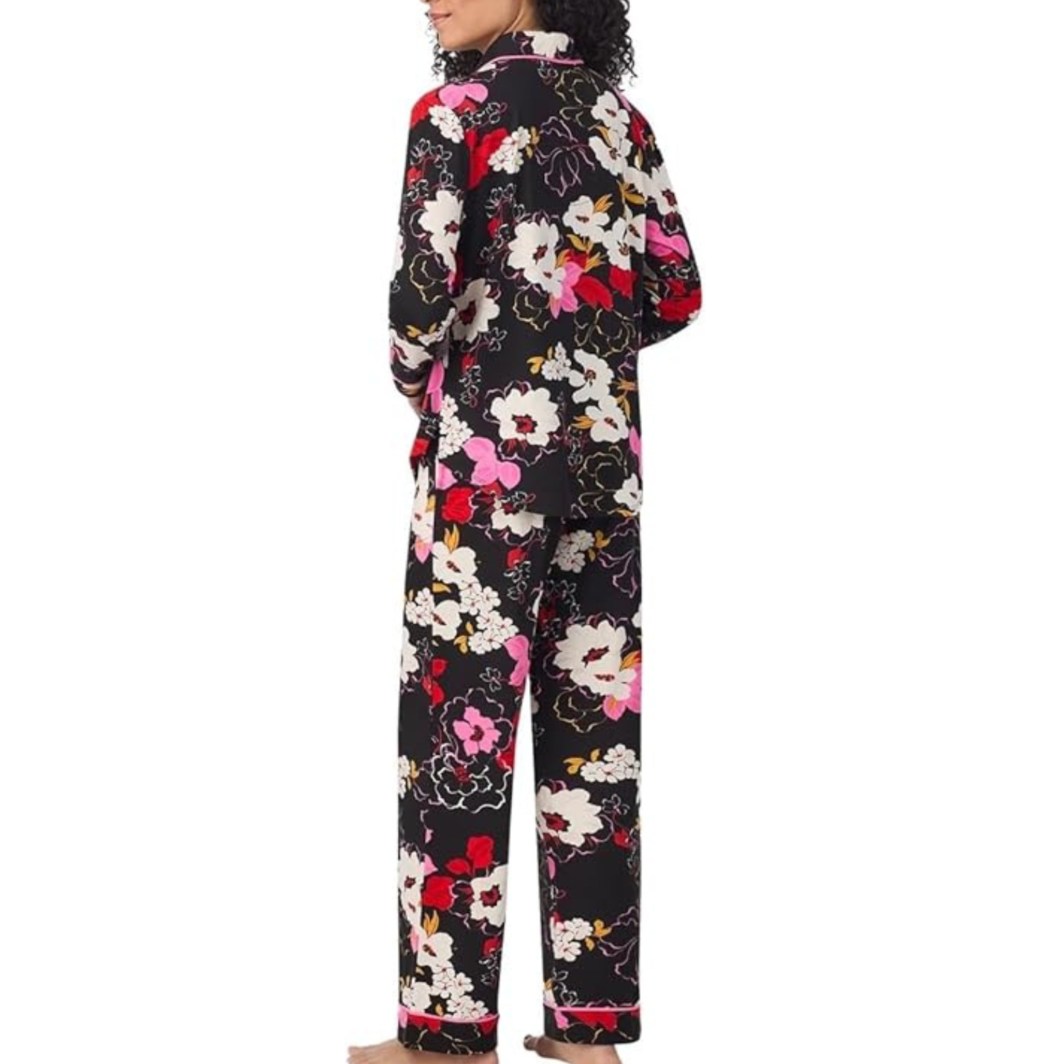 ROOM SERVICE - Ensemble de Pyjama 2 Pièces pour Femme-Womens-2-Piece-Pyjama-Set-Noir-Black-1932320