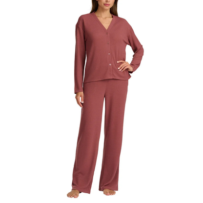 SPLENDID - Ensemble Pyjama 2 Pièces pour Femme-Womens-2-Piece-Pajama-Set-Rose-Foncé-Rouge-Dark-Pink-Red-1906295-1922287