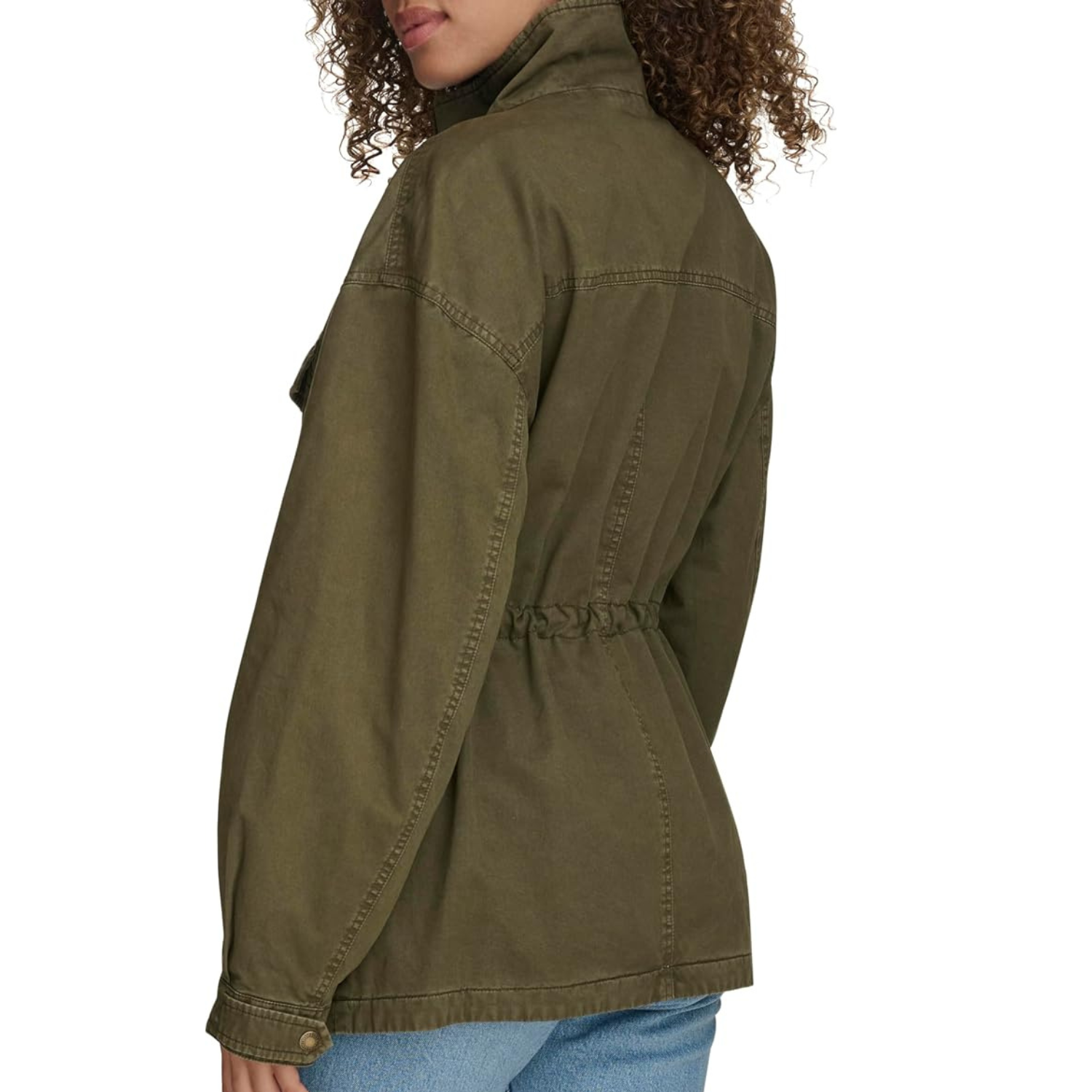 LEVI'S - Veste en Toile pour Femme-Womens-Utility-Jacket-Vert-Kaki-Green-3168001