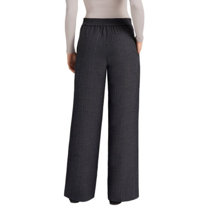 MATTY M - Pantalon Ample pour Femme-Womens-Wide-Leg-Pant-Gris-Grey-1939700
