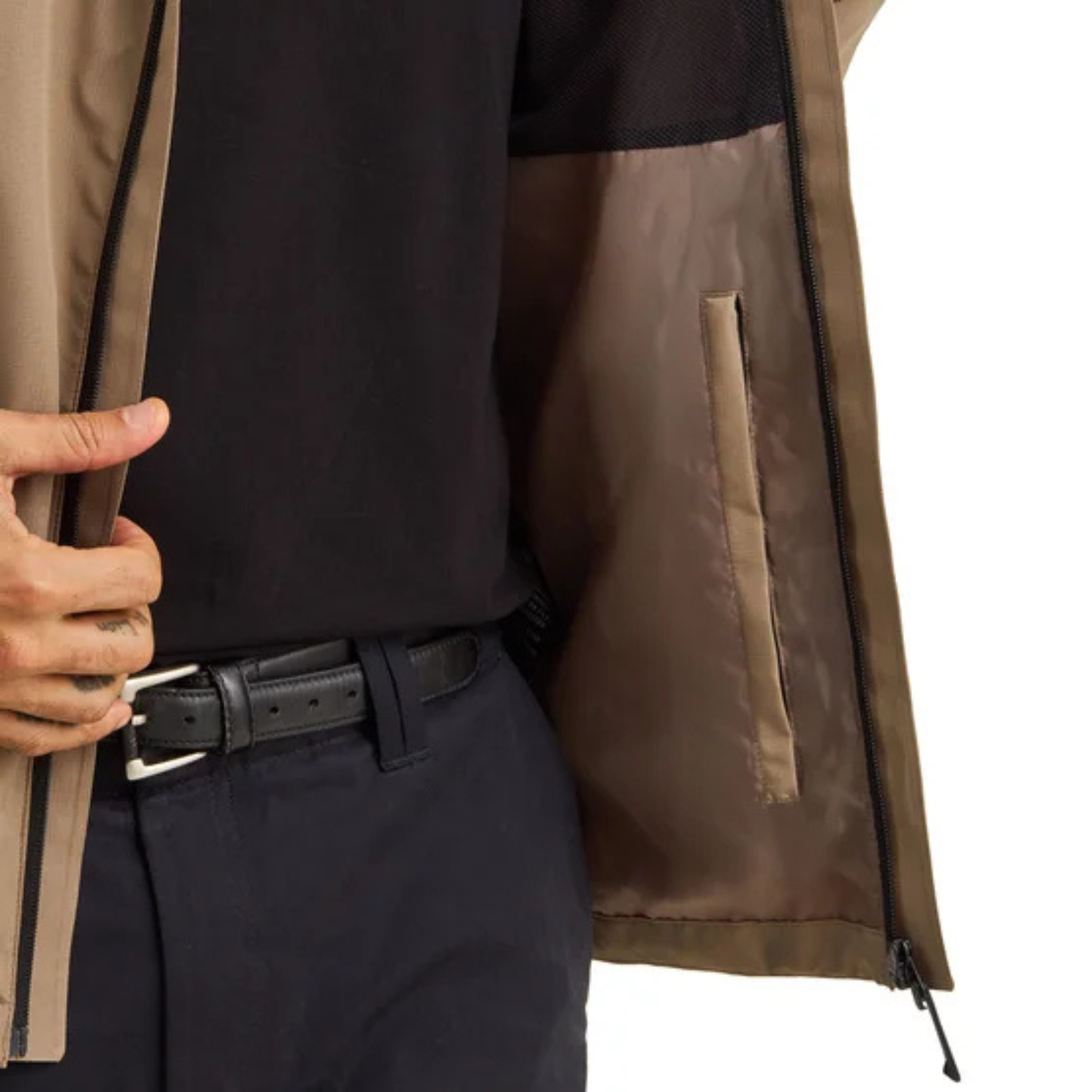 BOREALIS - Veste Imperméable pour Homme-Mens-Waterproof-Jacket-Beige-4048703-1988526