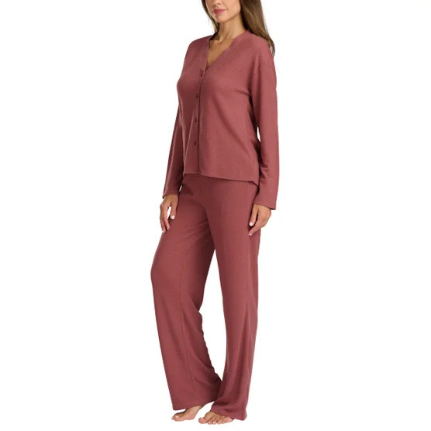 SPLENDID - Ensemble Pyjama 2 Pièces pour Femme-Womens-2-Piece-Pajama-Set-Rose-Foncé-Rouge-Dark-Pink-Red-1906295-1922287