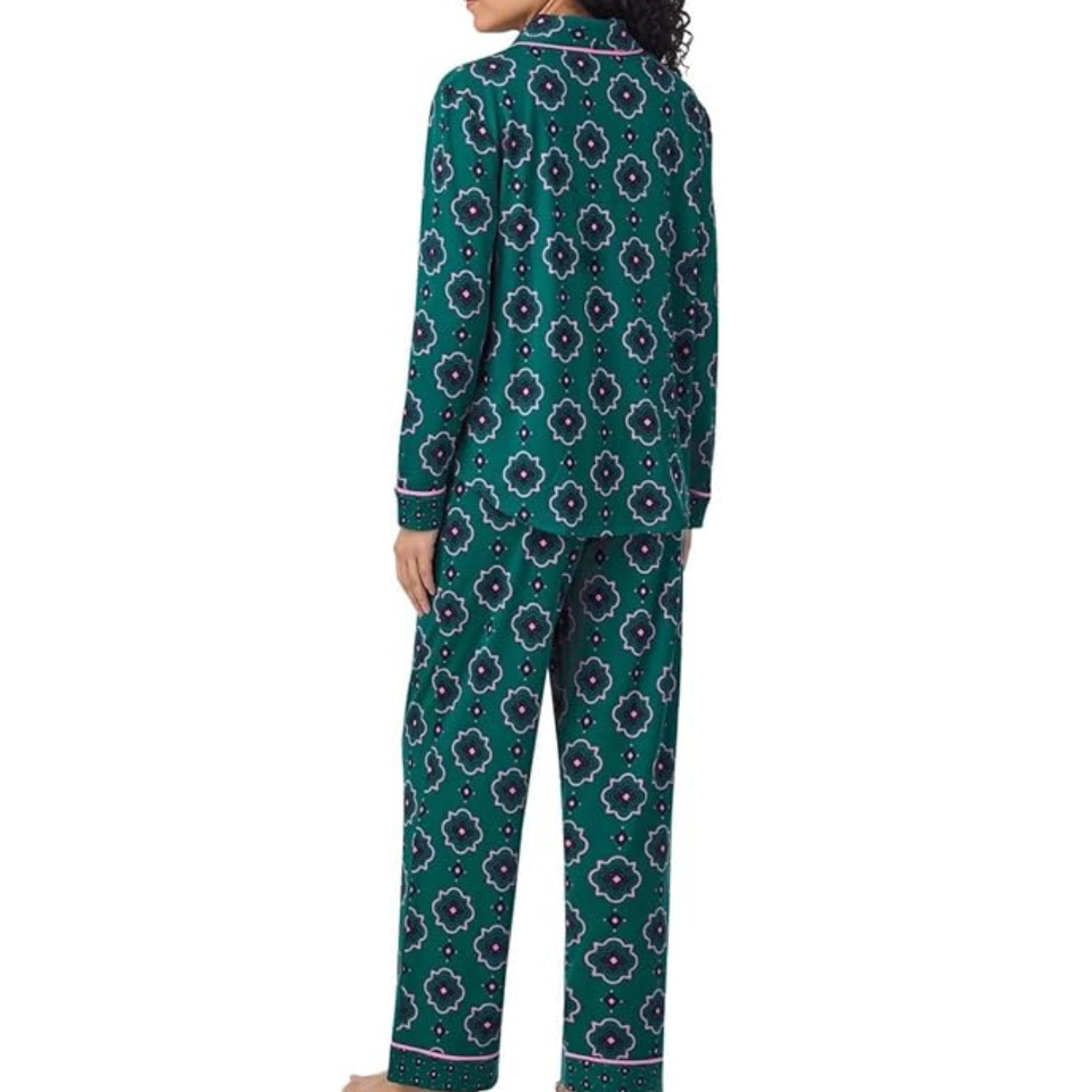 ROOM SERVICE - Ensemble de Pyjama 2 Pièces pour Femme-Womens-2-Piece-Pyjama-Set-Vert-Green-1932324