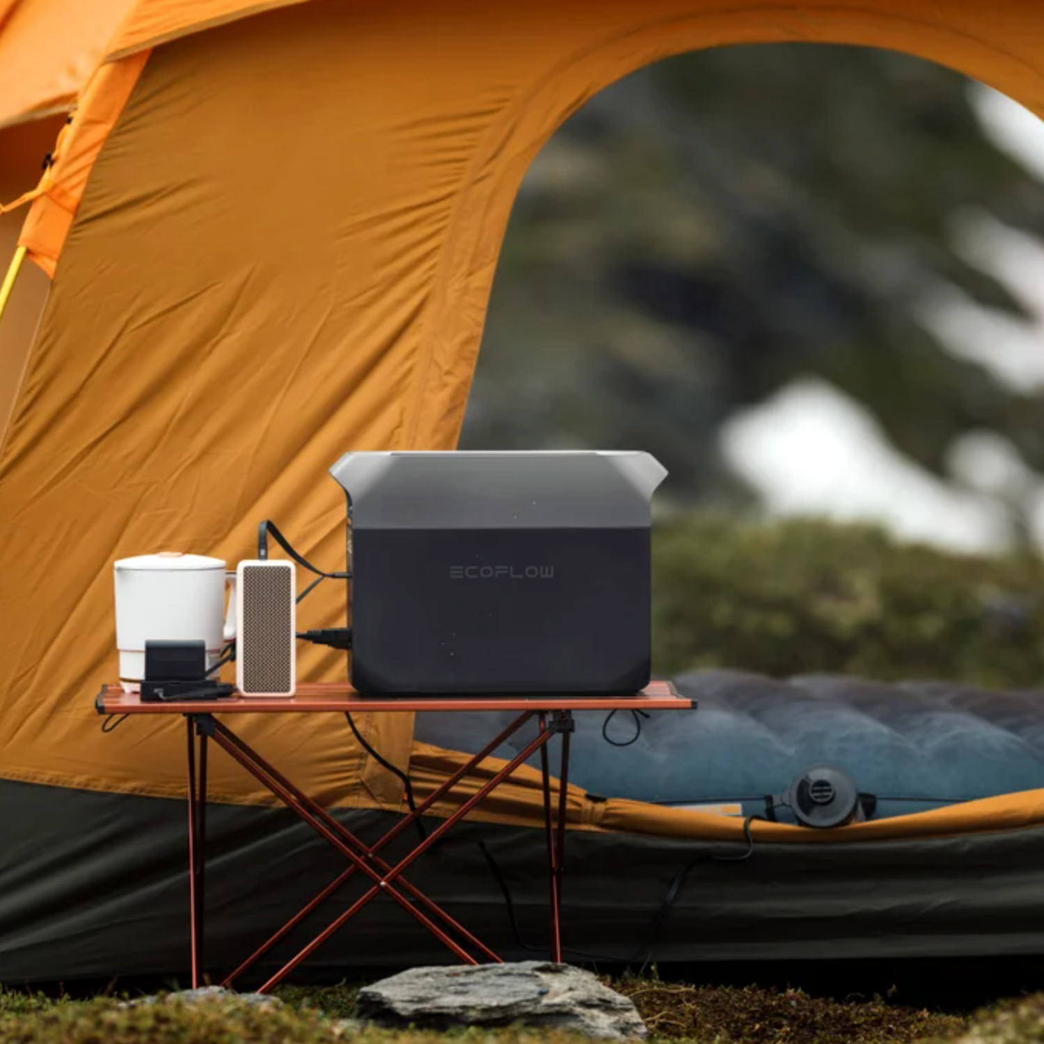 ECOFLOW - Générateur de Batterie avec Surtension de 3600W Delta 3 *Boite Endommagée*-Damaged-Box-Battery-generator-costco-8880003-Modèle-Model-EF-DL-H10-3
