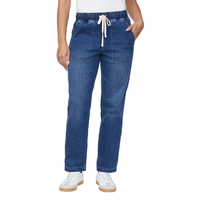 BUFFALO - Jeans Enfilable pour Femme-Womens-Pull-On-Jeans-Bleu-Foncé-Dark-Blue-1970042-1982808