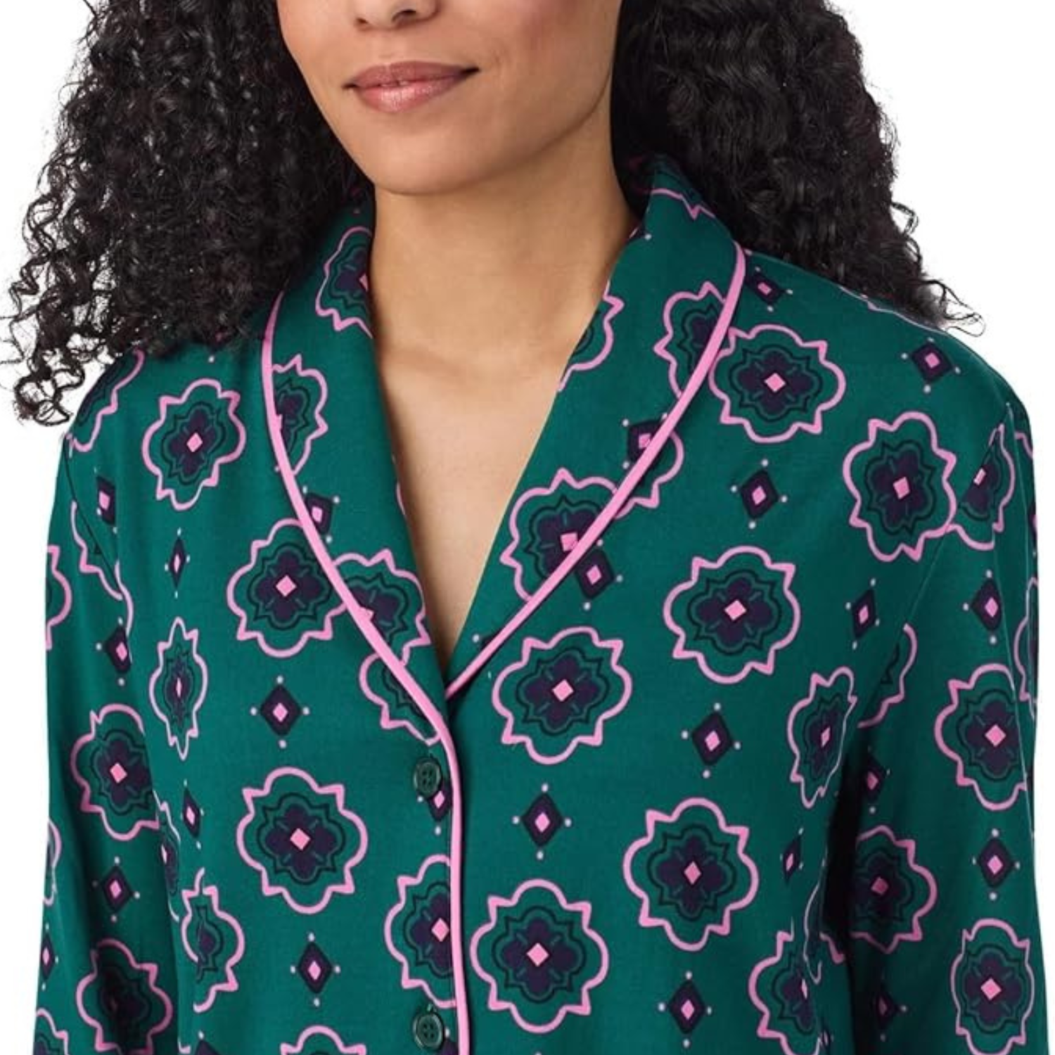 ROOM SERVICE - Ensemble de Pyjama 2 Pièces pour Femme-Womens-2-Piece-Pyjama-Set-Vert-Green-1932324