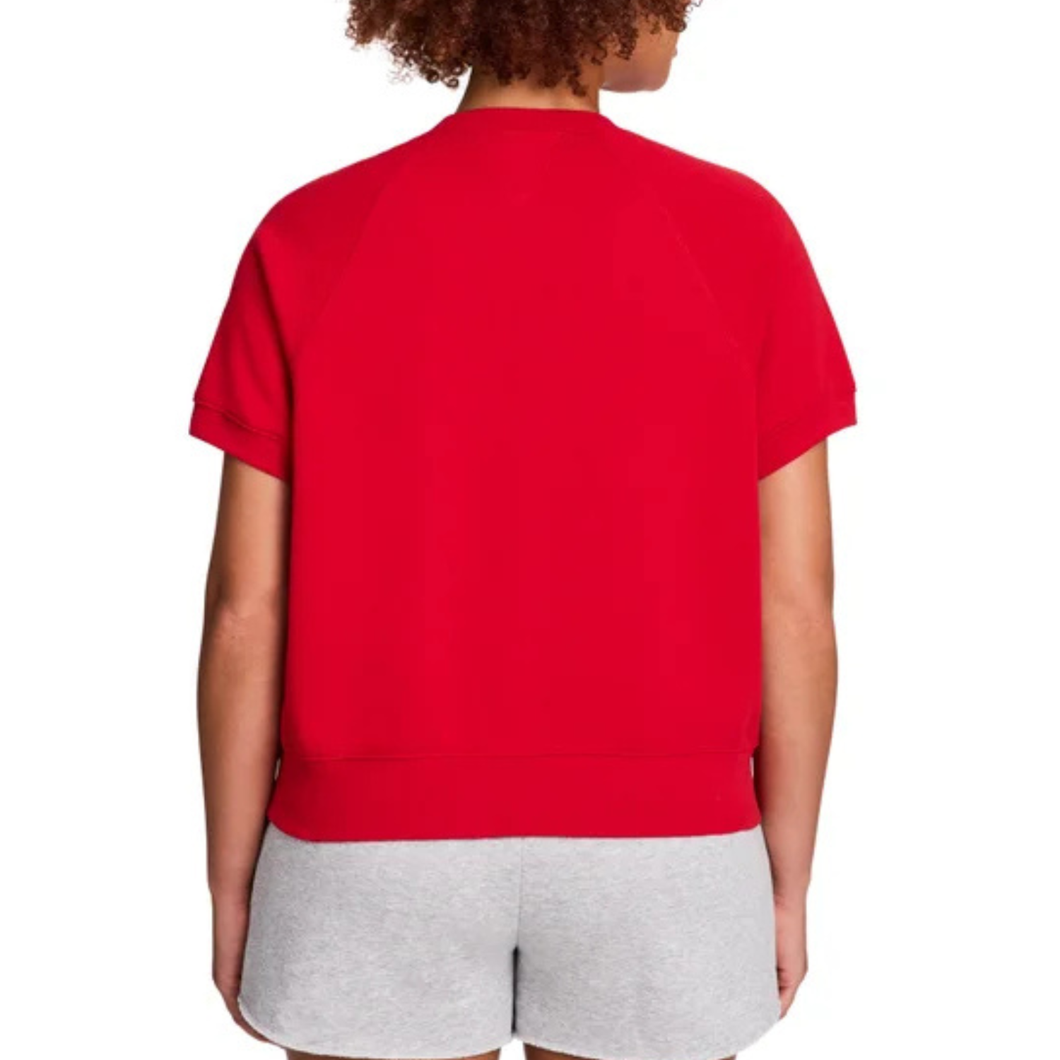 CHAMPION - Chandail à Manches Courtes en Molleton pour Femme-Womens-Short-sleeve-fleece-sweater-Rouge-Red-1966803-1995644