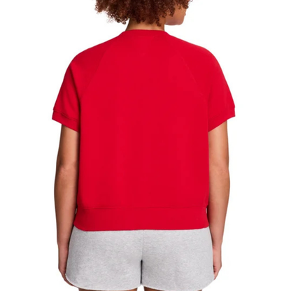 CHAMPION - Chandail à Manches Courtes en Molleton pour Femme-Womens-Short-sleeve-fleece-sweater-Rouge-Red-1966803-1995644