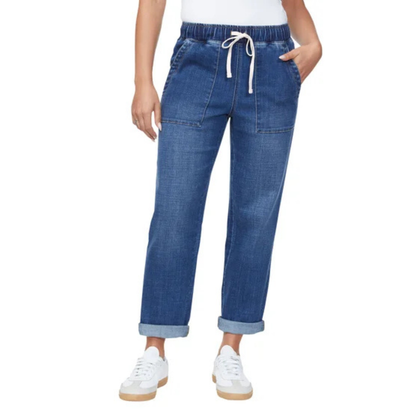 BUFFALO - Jeans Enfilable pour Femme-Womens-Pull-On-Jeans-Bleu-Foncé-Dark-Blue-1970042-1982808