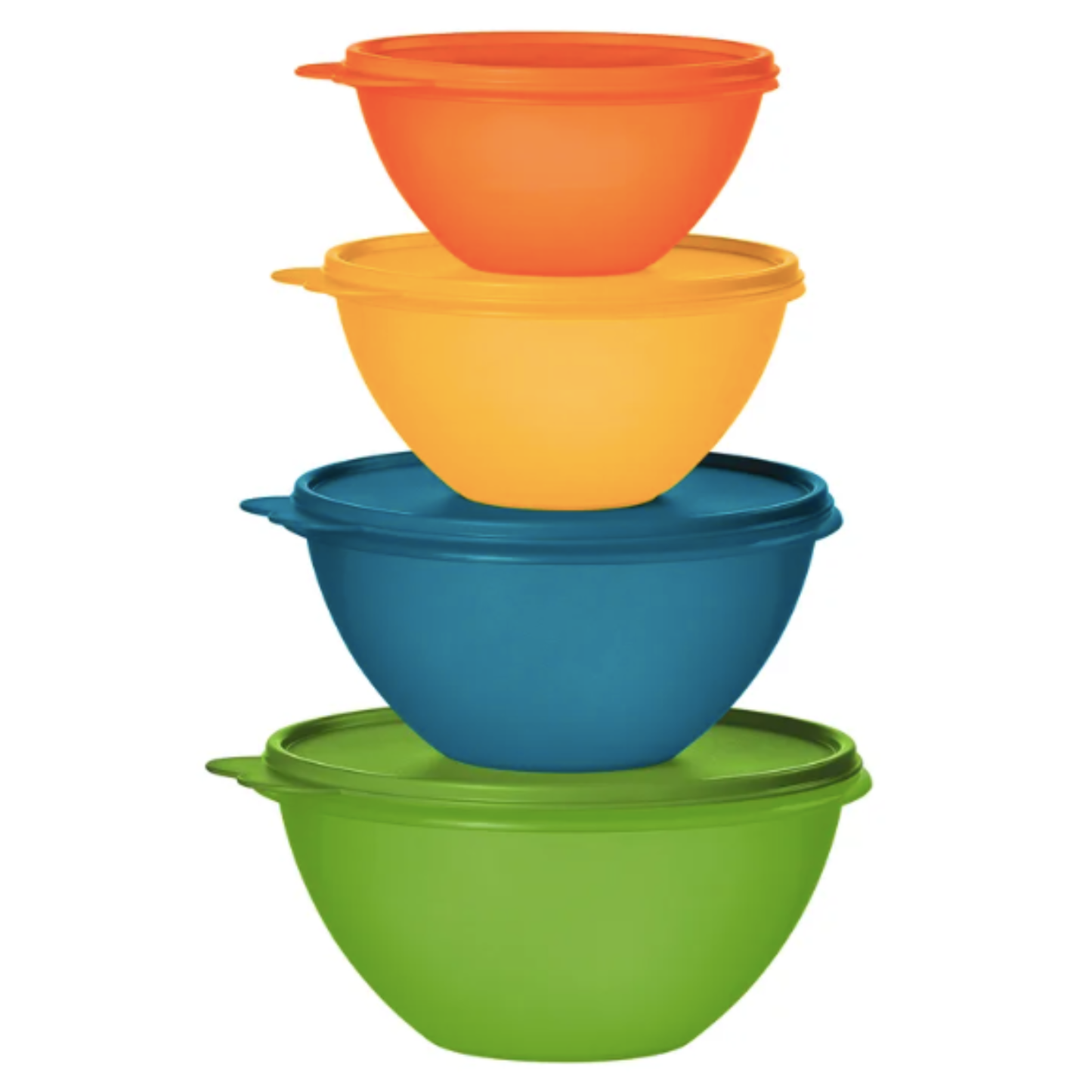 TUPPERWARE - Ensemble de 4 Bols Multi-Usages Wonderlier-Multi-Use-4-Bowl-Set-Vert-Bleu-Jaune-Orange-Green-Blue-Yellow-1995488