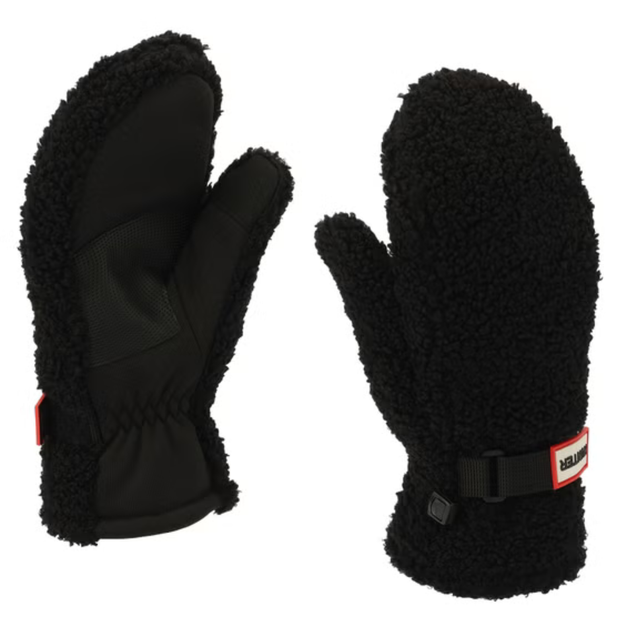 HUNTER - Mitaines Teddy  noire |  Black Teddy Mittens