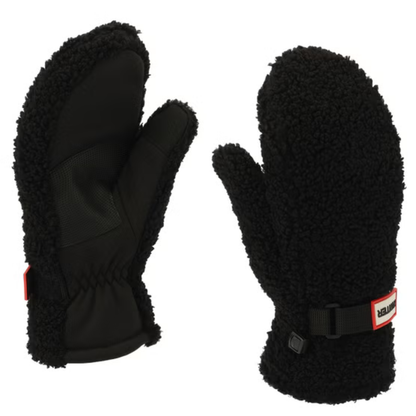 HUNTER - Mitaines Teddy  noire |  Black Teddy Mittens