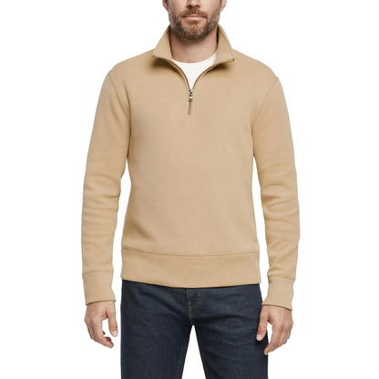 BANANA REPUBLIC - Chandail à Fermeture à Glissière un Quart pour Homme-Mens-1/4-Zip-pullover-Beige-1565202