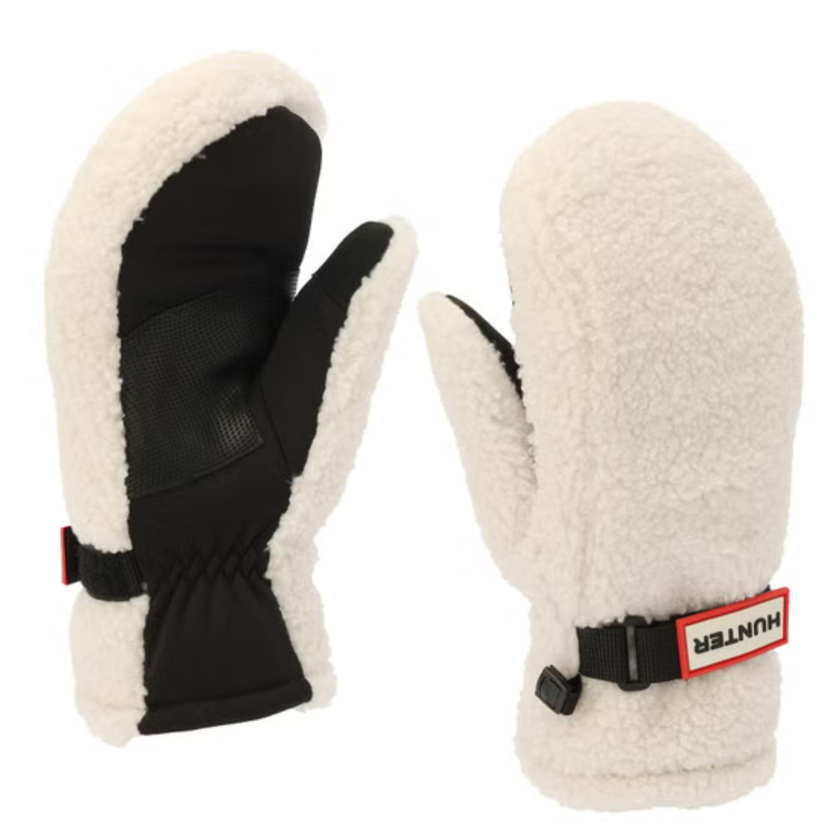 HUNTER - Mitaines Teddy  blanche- White Teddy Mittens