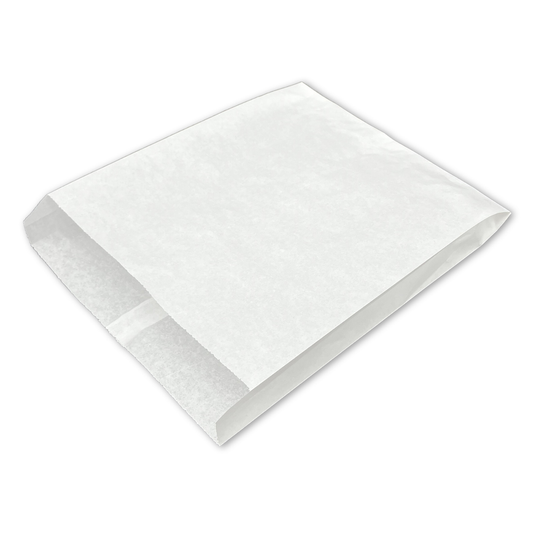 CHEF ELITE - 1000 Sacs en Papier Anti-Graisse Blancs pour Sandwichs, 6 po × 2 po × 9 po-paper-sandwich-bags-greaseproof-white-6inx2inx9in-0480019