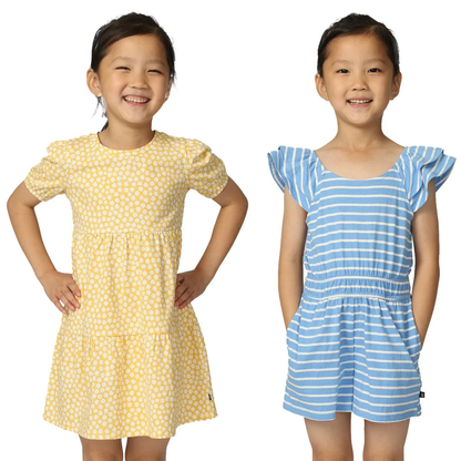 GAP KIDS -  Ensemble Robe et Combinaison pour Fille-Girls-Dress-And-Romper-Set-Jaune-Bleu-Yellow-Blue-4005555