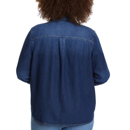 LUCKY BRAND - Chemise en Jeans pour Femme-Womens-Denim-Shirt-Bleu-Blue-1914050- 1926675