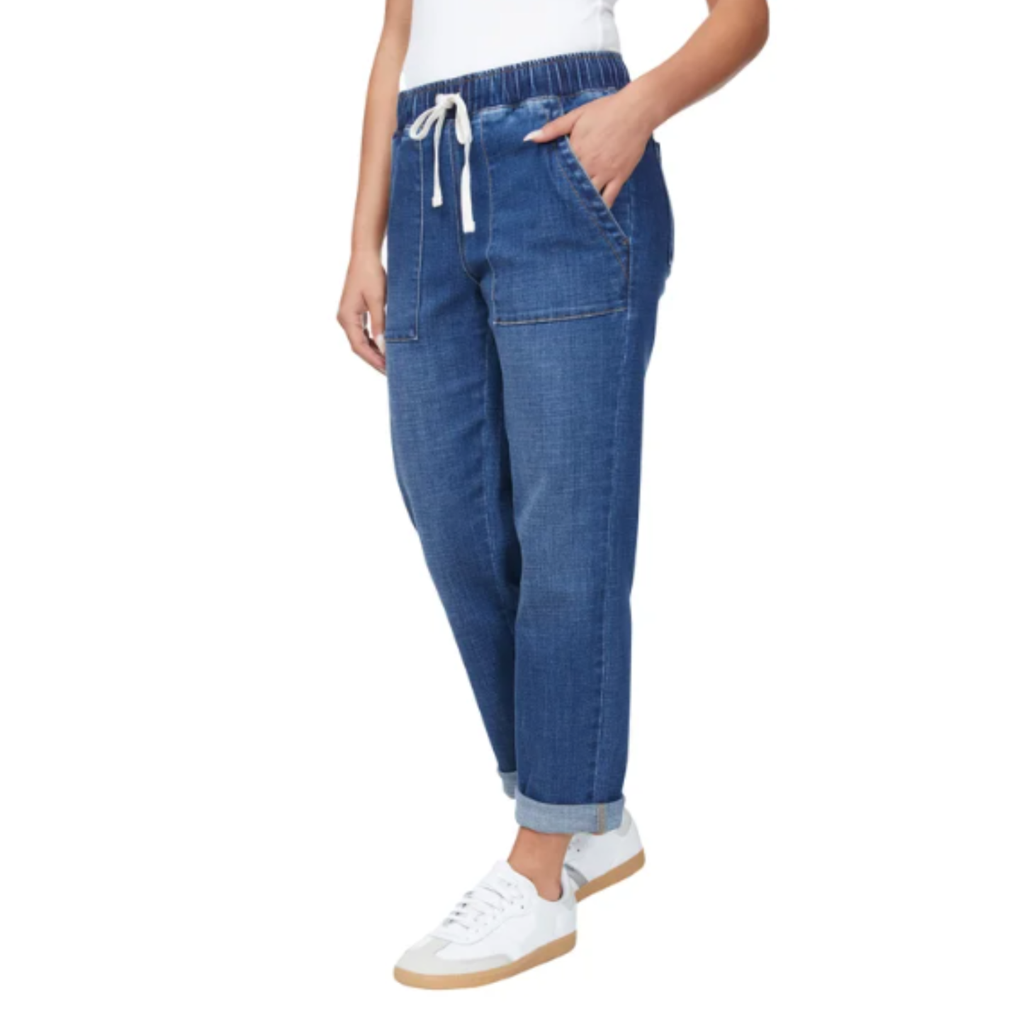 BUFFALO - Jeans Enfilable pour Femme-Womens-Pull-On-Jeans-Bleu-Foncé-Dark-Blue-1970042-1982808